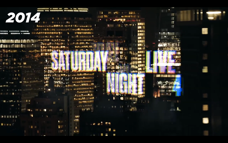Illustration for article titled 40 years of inspired graphic design in SNL’s title sequence